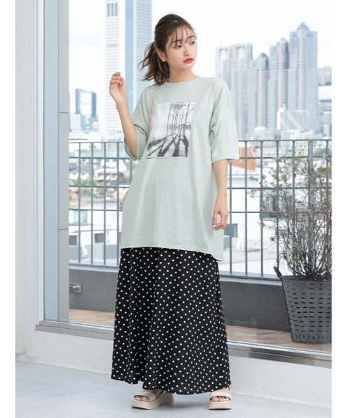 fifth（フィフス）の「ドットロングスカート（スカート・レディース・ホワイト/ブラック・MEDIUM）」の7枚目の写真