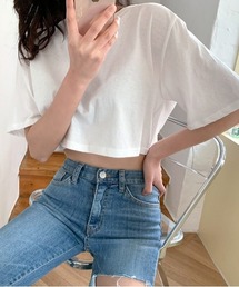 SONA | SONYUNARA(ソニョナラ)クロップTシャツ(Tシャツ/カットソー)