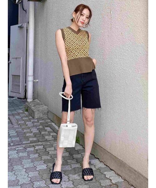 EMODA（エモダ）の「ブレイドスクエアサンダル（サンダル・レディース・ブラック/ホワイト・MEDIUM/LARGE/SMALL）」の12枚目の写真