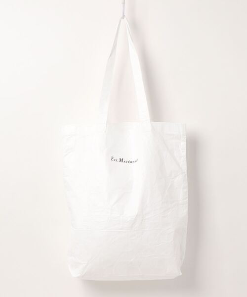 EDIFICE（エディフィス）の「【ETS.MATERIAUX / マテリオ】タイベックバッグ SMALL（トートバッグ・メンズ・ホワイト・FREE）」の4枚目の写真
