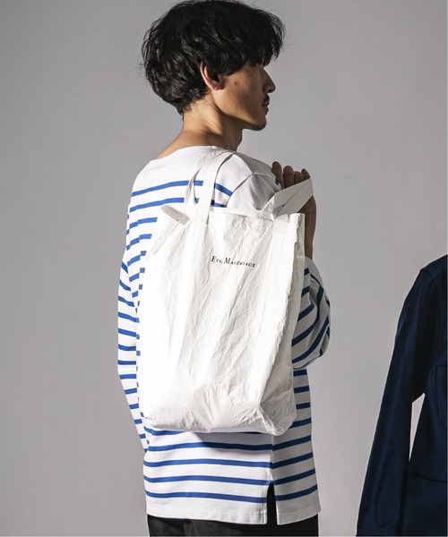 EDIFICE（エディフィス）の「【ETS.MATERIAUX / マテリオ】タイベックバッグ SMALL（トートバッグ・メンズ・ホワイト・FREE）」の2枚目の写真