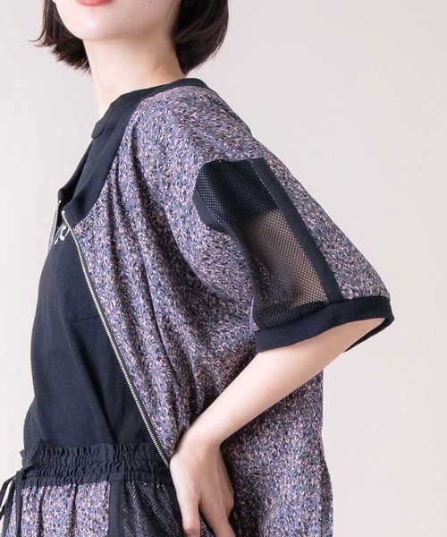 La SRIC（ラスリック）の「La SRIC / メランジ柄2WAYブラウス【セットアップ可】（シャツ/ブラウス・レディース・チャコールグレー/グリーン・38）」の22枚目の写真