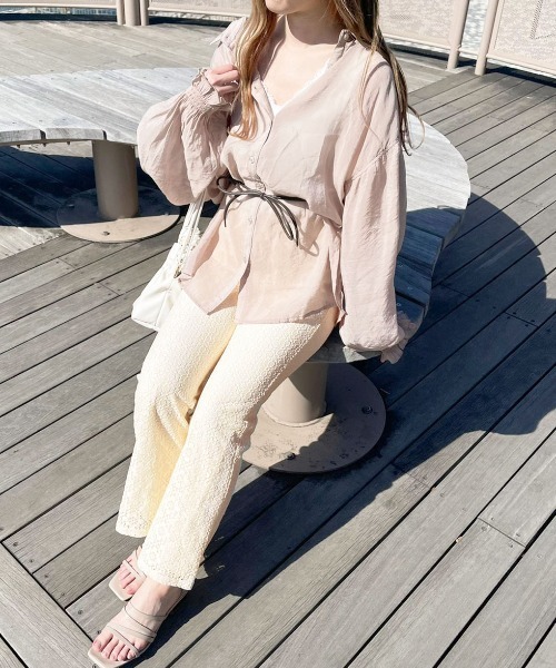 apres jour（アプレジュール）の「レースパンツ【ZOZOTOWN限定アイテム】（その他パンツ・レディース・アイボリー/ピンクベージュ/モカ/オフホワイト・X-LARGE/MEDIUM/SMALL）」の3枚目の写真