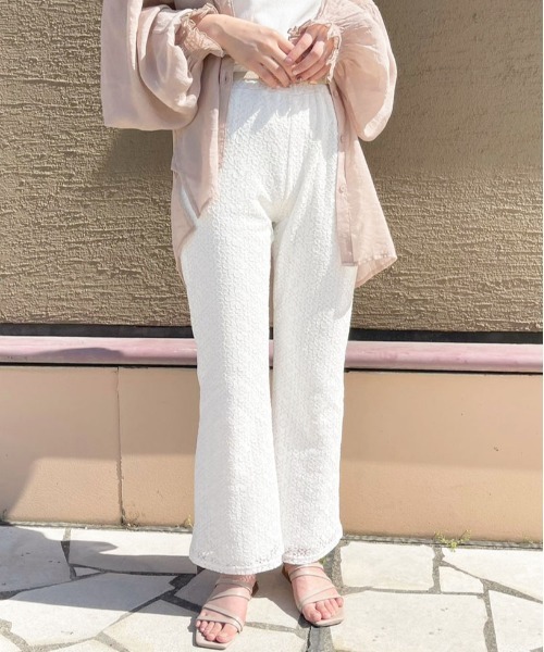 apres jour（アプレジュール）の「レースパンツ【ZOZOTOWN限定アイテム】（その他パンツ・レディース・アイボリー/ピンクベージュ/モカ/オフホワイト・X-LARGE/MEDIUM/SMALL）」の5枚目の写真