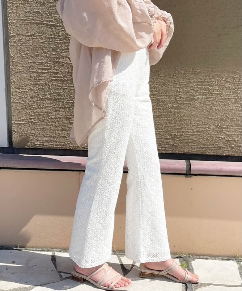 apres jour（アプレジュール）の「レースパンツ【ZOZOTOWN限定アイテム】（その他パンツ・レディース・アイボリー/ピンクベージュ/モカ/オフホワイト・X-LARGE/MEDIUM/SMALL）」の7枚目の写真