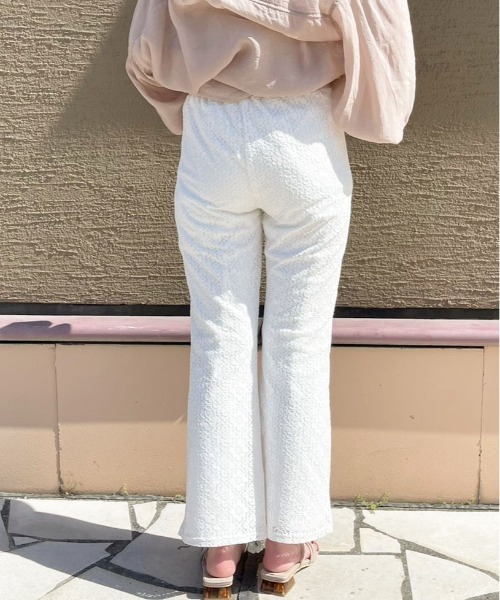 apres jour（アプレジュール）の「レースパンツ【ZOZOTOWN限定アイテム】（その他パンツ・レディース・アイボリー/ピンクベージュ/モカ/オフホワイト・X-LARGE/MEDIUM/SMALL）」の8枚目の写真