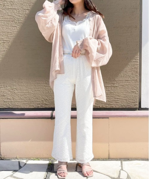 apres jour（アプレジュール）の「レースパンツ【ZOZOTOWN限定アイテム】（その他パンツ・レディース・アイボリー/ピンクベージュ/モカ/オフホワイト・X-LARGE/MEDIUM/SMALL）」の10枚目の写真