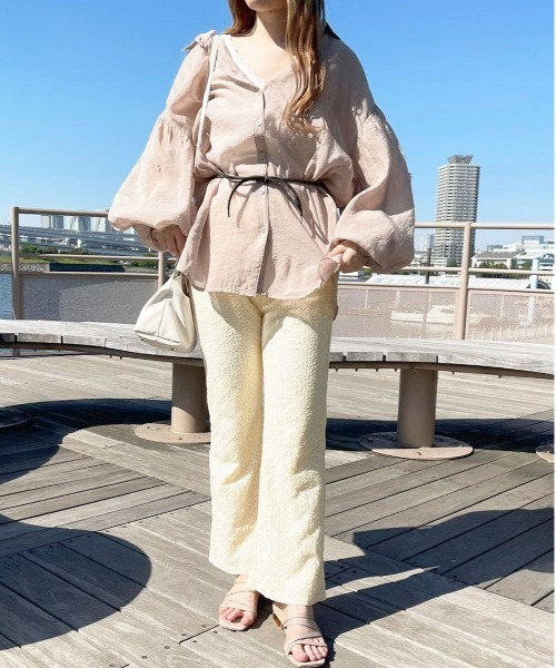 apres jour（アプレジュール）の「レースパンツ【ZOZOTOWN限定アイテム】（その他パンツ・レディース・アイボリー/ピンクベージュ/モカ/オフホワイト・X-LARGE/MEDIUM/SMALL）」の17枚目の写真