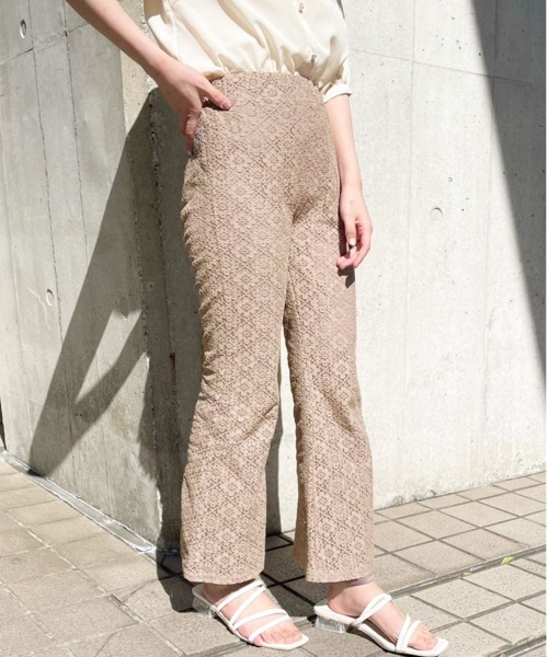 apres jour（アプレジュール）の「レースパンツ【ZOZOTOWN限定アイテム】（その他パンツ・レディース・アイボリー/ピンクベージュ/モカ/オフホワイト・X-LARGE/MEDIUM/SMALL）」の19枚目の写真