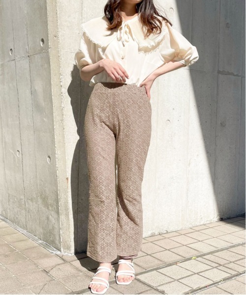 apres jour（アプレジュール）の「レースパンツ【ZOZOTOWN限定アイテム】（その他パンツ・レディース・アイボリー/ピンクベージュ/モカ/オフホワイト・X-LARGE/MEDIUM/SMALL）」の21枚目の写真