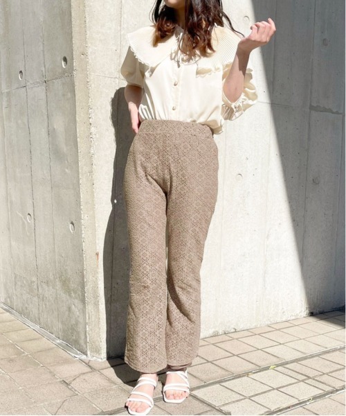 apres jour（アプレジュール）の「レースパンツ【ZOZOTOWN限定アイテム】（その他パンツ・レディース・アイボリー/ピンクベージュ/モカ/オフホワイト・X-LARGE/MEDIUM/SMALL）」の22枚目の写真