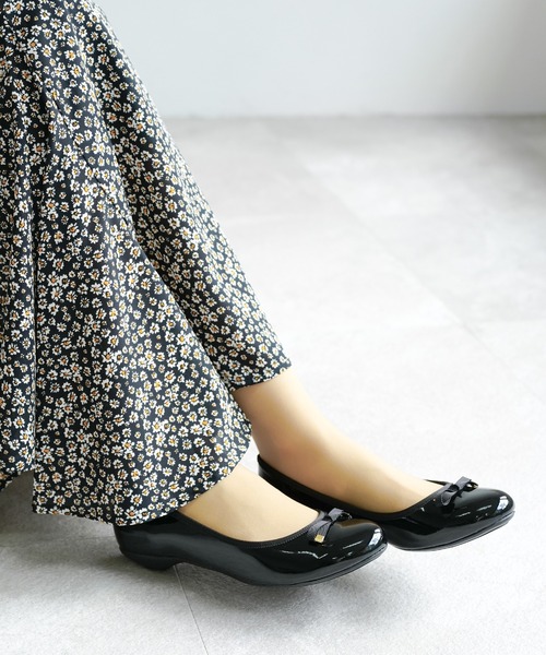 chocolates（チョコラテス）の「防水バレエシューズ【日本製】（バレエシューズ・レディース・ブラック/ベージュ/ネイビー・22cm/22.5cm/23cm/23.5cm/24cm/24.5cm/25cm）」の13枚目の写真