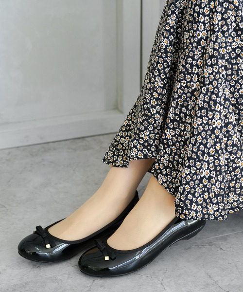 chocolates（チョコラテス）の「防水バレエシューズ【日本製】（バレエシューズ・レディース・ブラック/ベージュ/ネイビー・22cm/22.5cm/23cm/23.5cm/24cm/24.5cm/25cm）」の20枚目の写真