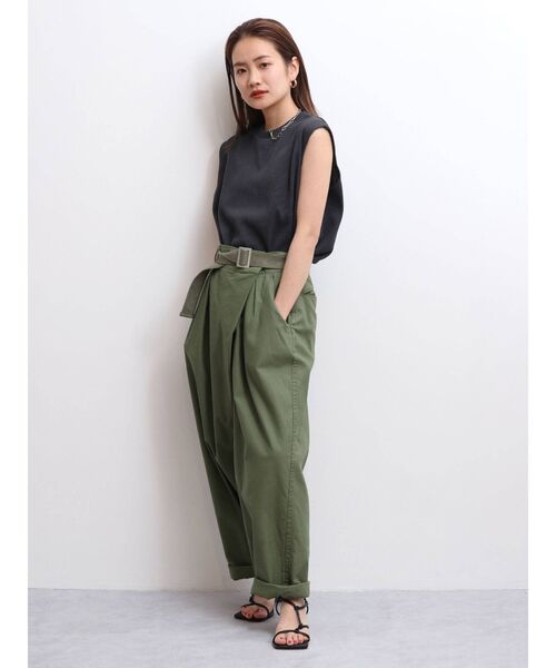 Ungrid（アングリッド）の「【WEB限定】ワッフルルーズタンクトップ（タンクトップ・レディース・オフホワイト/チャコールグレー/オレンジ/ミント/ブルー/パープル・FREE）」の12枚目の写真