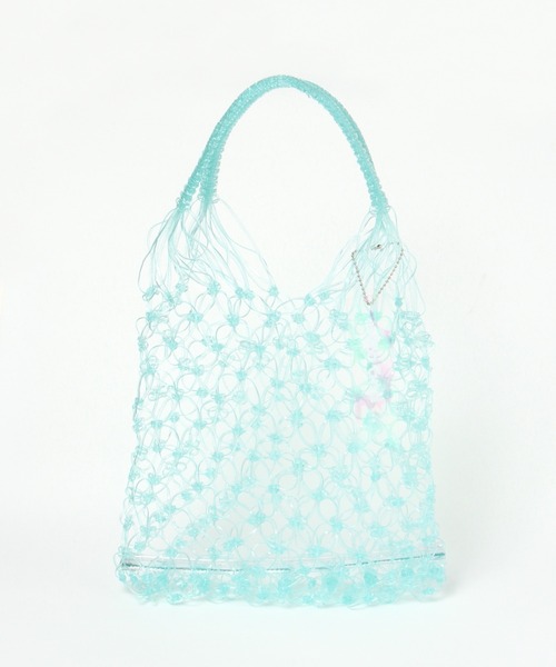 niko and...（ニコアンド）の「オリジナルPVCメッシュトートバッグ（トートバッグ・レディース・パープル/ブルー/イエロー/オレンジ/その他1・0）」の2枚目の写真