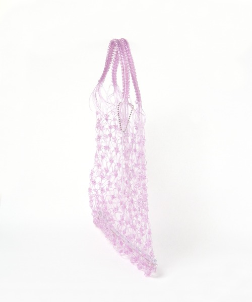 niko and...（ニコアンド）の「オリジナルPVCメッシュトートバッグ（トートバッグ・レディース・パープル/ブルー/イエロー/オレンジ/その他1・0）」の9枚目の写真