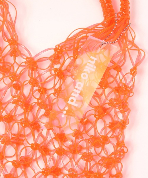 niko and...（ニコアンド）の「オリジナルPVCメッシュトートバッグ（トートバッグ・レディース・パープル/ブルー/イエロー/オレンジ/その他1・0）」の8枚目の写真