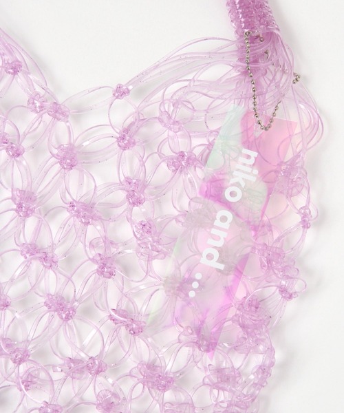 niko and...（ニコアンド）の「オリジナルPVCメッシュトートバッグ（トートバッグ・レディース・パープル/ブルー/イエロー/オレンジ/その他1・0）」の16枚目の写真