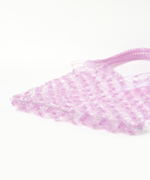 niko and...（ニコアンド）の「オリジナルPVCメッシュトートバッグ（トートバッグ・レディース・パープル/ブルー/イエロー/オレンジ/その他1・0）」の6枚目の写真