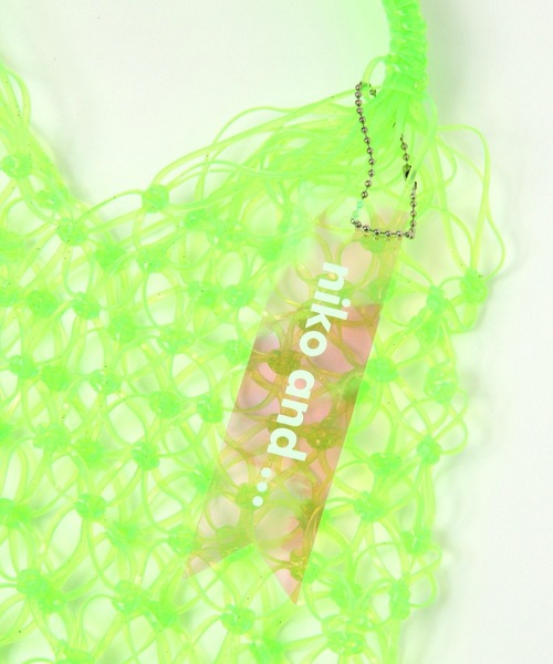 niko and...（ニコアンド）の「オリジナルPVCメッシュトートバッグ（トートバッグ・レディース・パープル/ブルー/イエロー/オレンジ/その他1・0）」の10枚目の写真