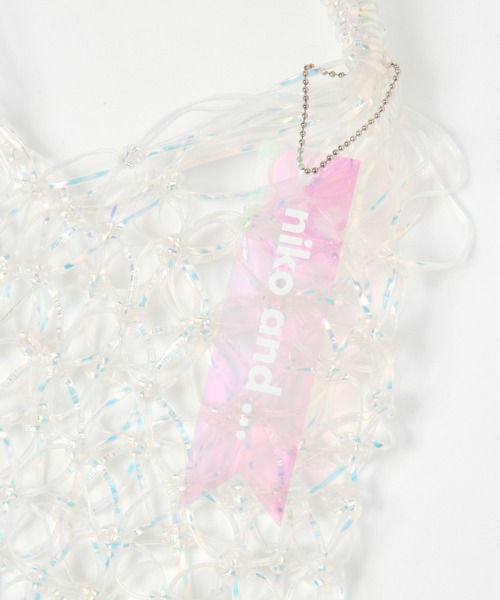 niko and...（ニコアンド）の「オリジナルPVCメッシュトートバッグ（トートバッグ・レディース・パープル/ブルー/イエロー/オレンジ/その他1・0）」の18枚目の写真