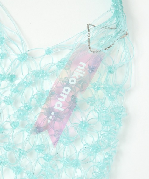 niko and...（ニコアンド）の「オリジナルPVCメッシュトートバッグ（トートバッグ・レディース・パープル/ブルー/イエロー/オレンジ/その他1・0）」の14枚目の写真