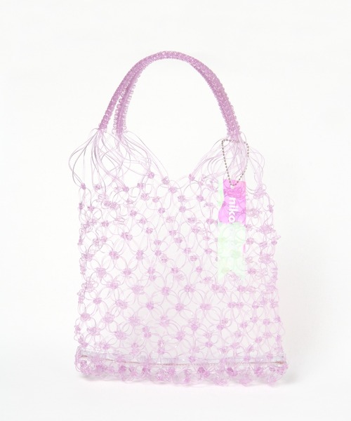 niko and...（ニコアンド）の「オリジナルPVCメッシュトートバッグ（トートバッグ・レディース・パープル/ブルー/イエロー/オレンジ/その他1・0）」の21枚目の写真