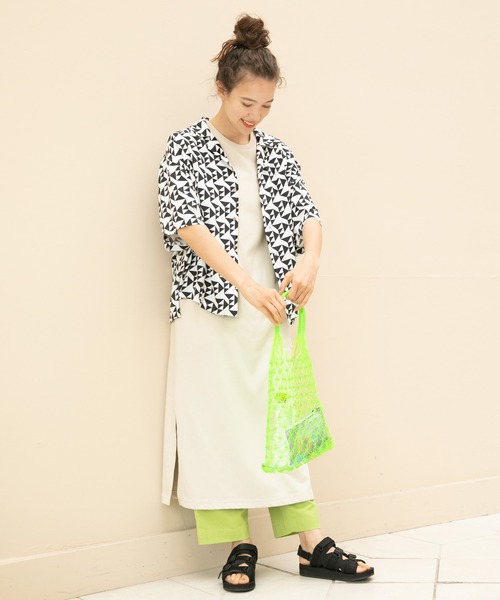 niko and...（ニコアンド）の「オリジナルPVCメッシュトートバッグ（トートバッグ・レディース・パープル/ブルー/イエロー/オレンジ/その他1・0）」の20枚目の写真