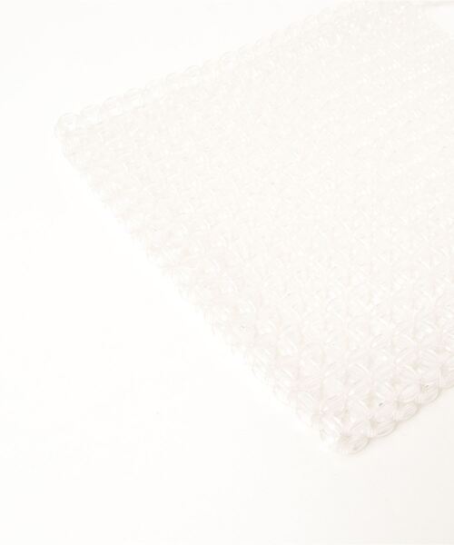 SPINNS（スピンズ）の「ビーズトートバッグ（トートバッグ・レディース・クリア・ONESIZE）」の3枚目の写真