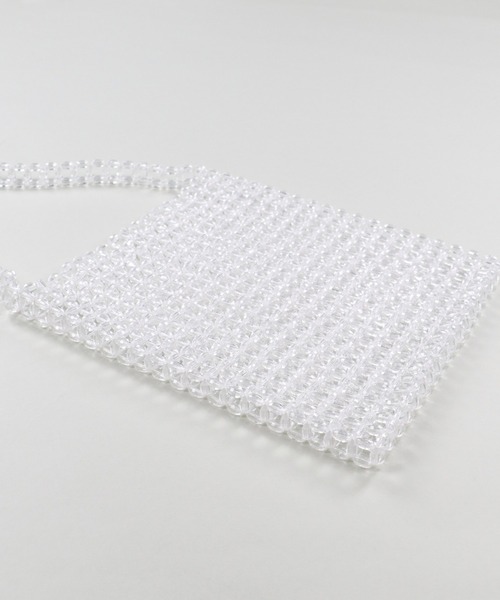 SPINNS（スピンズ）の「ビーズトートバッグ（トートバッグ・レディース・クリア・ONESIZE）」の7枚目の写真