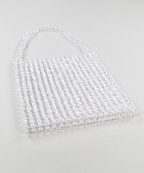 SPINNS（スピンズ）の「ビーズトートバッグ（トートバッグ・レディース・クリア・ONESIZE）」の8枚目の写真