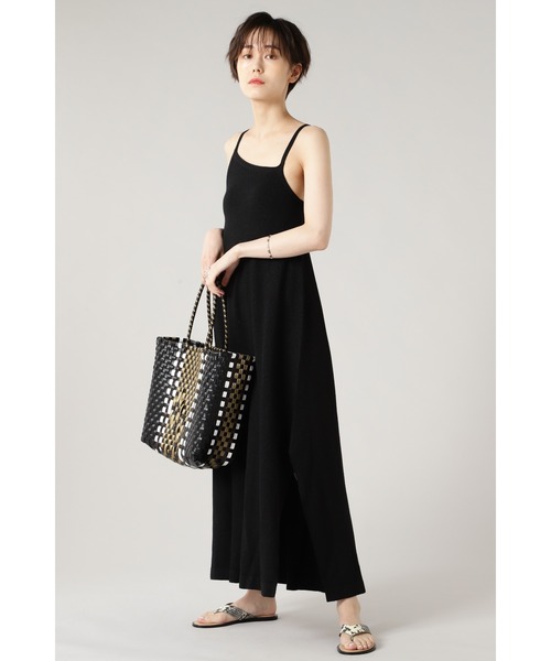 SANRAMI（サンラミ）の「(SANRAMI)メルカドバッグ（トートバッグ・レディース・ブラック/オレンジ・FREE）」の7枚目の写真