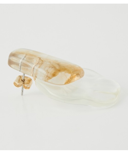 AZUL by moussy（アズールバイマウジー）の「CLEAR NUANCE EARRINGS/クリアニュアンスピアス（ピアス（両耳用）・レディース・クリア/グリーン系その他・FREE）」の5枚目の写真