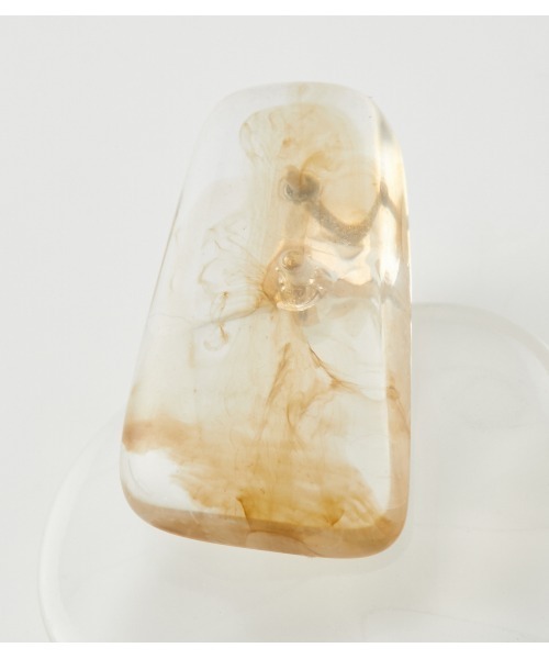 AZUL by moussy（アズールバイマウジー）の「CLEAR NUANCE EARRINGS/クリアニュアンスピアス（ピアス（両耳用）・レディース・クリア/グリーン系その他・FREE）」の3枚目の写真