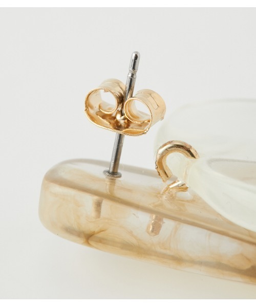 AZUL by moussy（アズールバイマウジー）の「CLEAR NUANCE EARRINGS/クリアニュアンスピアス（ピアス（両耳用）・レディース・クリア/グリーン系その他・FREE）」の14枚目の写真