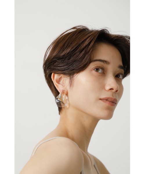 AZUL by moussy（アズールバイマウジー）の「CLEAR NUANCE EARRINGS/クリアニュアンスピアス（ピアス（両耳用）・レディース・クリア/グリーン系その他・FREE）」の9枚目の写真