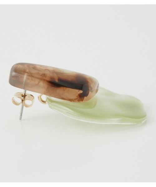 AZUL by moussy（アズールバイマウジー）の「CLEAR NUANCE EARRINGS/クリアニュアンスピアス（ピアス（両耳用）・レディース・クリア/グリーン系その他・FREE）」の13枚目の写真