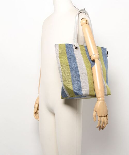 ROOTOTE(ルートート)の「ルートート/ストライプ トートバッグ LT.ミディアム.クロケット.ライン-A(トートバッグ・レディース・ブルー/ブラウン/ピンク・FREE)」の21枚目の写真