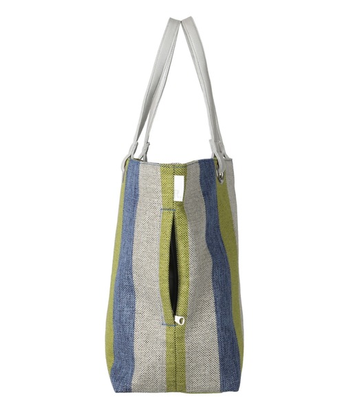 ROOTOTE(ルートート)の「ルートート/ストライプ トートバッグ LT.ミディアム.クロケット.ライン-A(トートバッグ・レディース・ブルー/ブラウン/ピンク・FREE)」の12枚目の写真