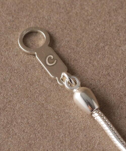 green label relaxing（グリーンレーベルリラクシング）の「[ シェノン ] Chainon SC SV925 スネークチェーン ST ネックレス（ネックレス・レディース・シルバー・FREE）」の4枚目の写真