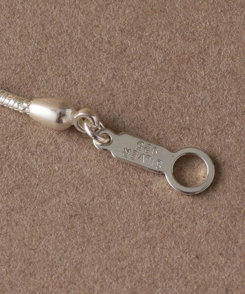 green label relaxing（グリーンレーベルリラクシング）の「[ シェノン ] Chainon SC SV925 スネークチェーン ST ネックレス（ネックレス・レディース・シルバー・FREE）」の5枚目の写真