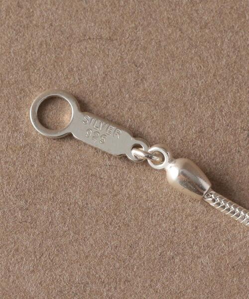 green label relaxing（グリーンレーベルリラクシング）の「[ シェノン ] Chainon SC SV925 スネークチェーン ST ネックレス（ネックレス・レディース・シルバー・FREE）」の6枚目の写真