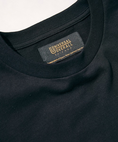 UNIVERSAL OVERALL（ユニバーサルオーバーオール）の「【UNIVERSAL OVERALL/ユニバーサルオーバーオール】別注 ポケットTシャツ[無地T/オーバーサイズ/ユニセックス対応]（Tシャツ/カットソー・メンズ・ホワイト/ブラック/グレー/グリーン/ネイビー・MEDIUM/LARGE）」の7枚目の写真