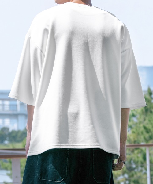 PairPair(ペアペア)の「ダンボールBIG T(ユニセックス)(Tシャツ/カットソー・レディース・オフホワイト/ピンク/イエロー/グレイッシュブルー・MEDIUM/LARGE)」の15枚目の写真