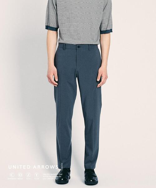 UNITED ARROWS(ユナイテッドアローズ)の「<UNITED ARROWS "COZY"> ファンクション ライトポリエステル タフタ ノープリーツ パンツ(スラックス・メンズ・ベージュ/ネイビー/グレー・SMALL/MEDIUM/LARGE/X-LARGE)」の1枚目の写真