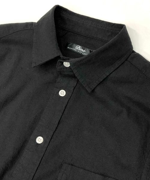 Beno(ビーノ)の「ストレッチ コットン リネン レギュラーカラー 7分袖シャツ(シャツ/ブラウス・メンズ・ホワイト/ブラック/グレー/オレンジ/カーキ/ネイビー/ピンク/サックスブルー/ブルー/グリーン/ライトピンク・LL/M/L)」の12枚目の写真