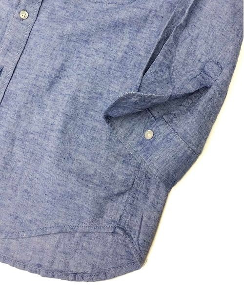 Beno(ビーノ)の「ストレッチ コットン リネン レギュラーカラー 7分袖シャツ(シャツ/ブラウス・メンズ・ホワイト/ブラック/グレー/オレンジ/カーキ/ネイビー/ピンク/サックスブルー/ブルー/グリーン/ライトピンク・LL/M/L)」の19枚目の写真