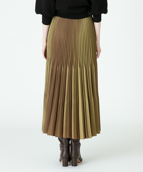 【極美品】ルルウィルビー　ビンテージタフタプリーツスカート　定価27,500円 極美品】ルルウィルビー ビンテージタフタプリーツスカート 定価27,500