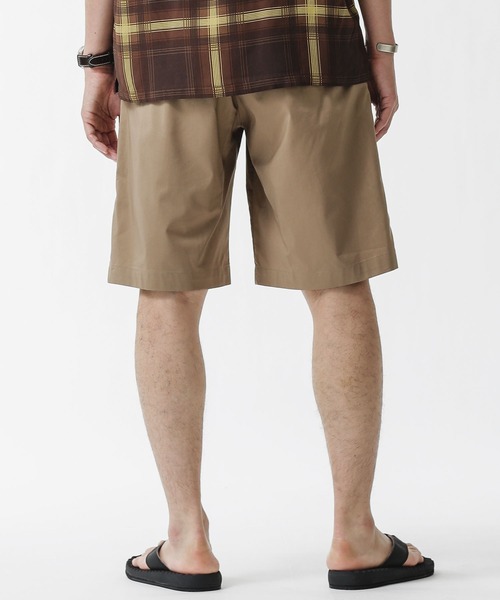 NANO universe（ナノユニバース）の「SOLOTEXタイプライターイージ2タックショーツ（その他パンツ・メンズ・ブラック/カーキ/ベージュ・M/S/L）」の5枚目の写真