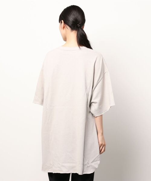 ＪＵＧＬＡＮＳ（ユグランス）の「☆ OC-20’s天竺ビッグシルエットラウンドT（Tシャツ/カットソー・レディース・チャコール/グレー/オフホワイト/オリーブ・FREE）」の6枚目の写真